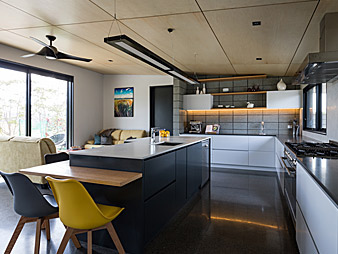 THUMB kitchen neo design custom designer modern oak shelves Auckland 2